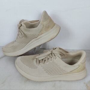 Kizik Lima Hands-Free Slip-On Sneakers, Cream, 7(M) 8.5(W)